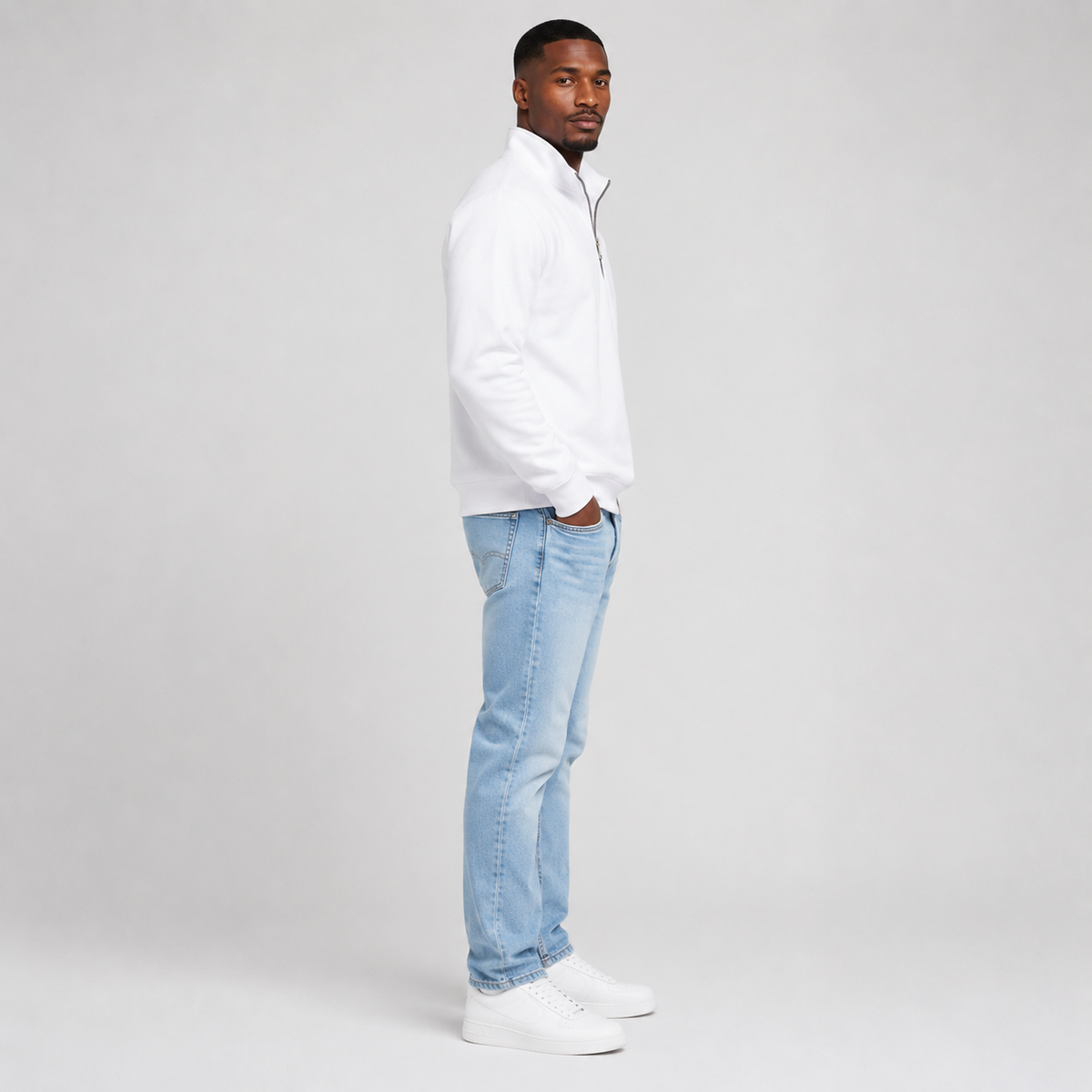 Westenbury Men’s Quarter-Zip Pullover Sweatshirt