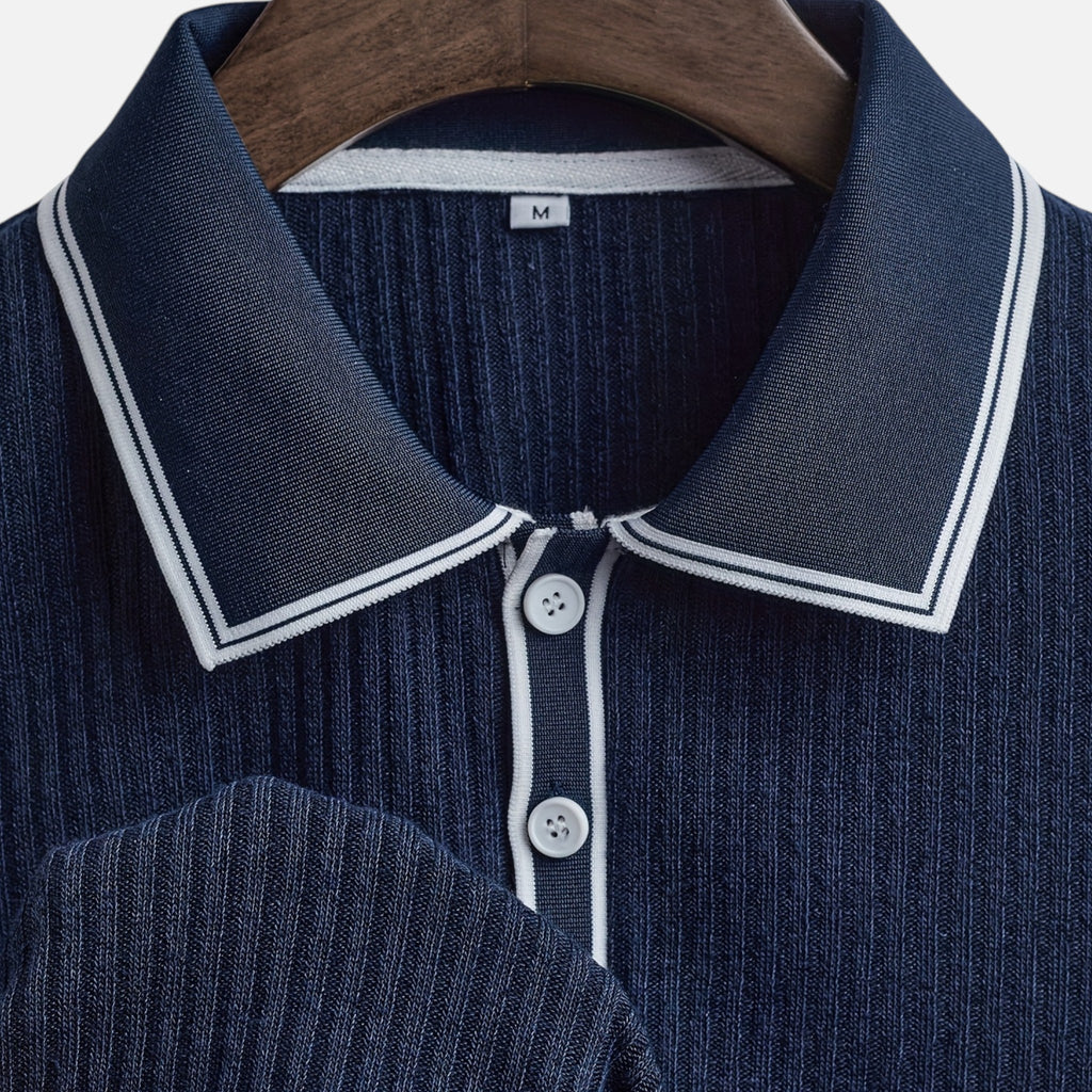 Westenbury | Men’s Contrast Polo | Effortless Casual Elegance