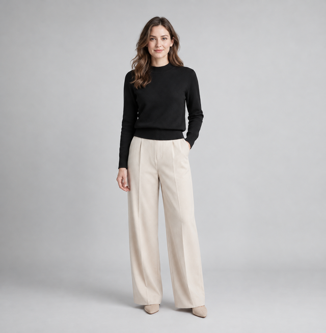 Westenbury  Women’s Mock Neck Knit Sweater