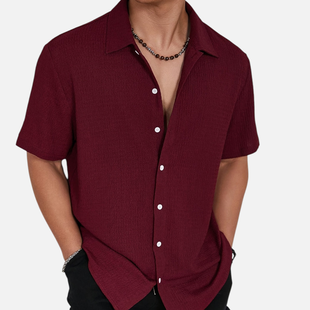 Westenbury | Men’s Casual Button-Up Shirt | Classic Black Style