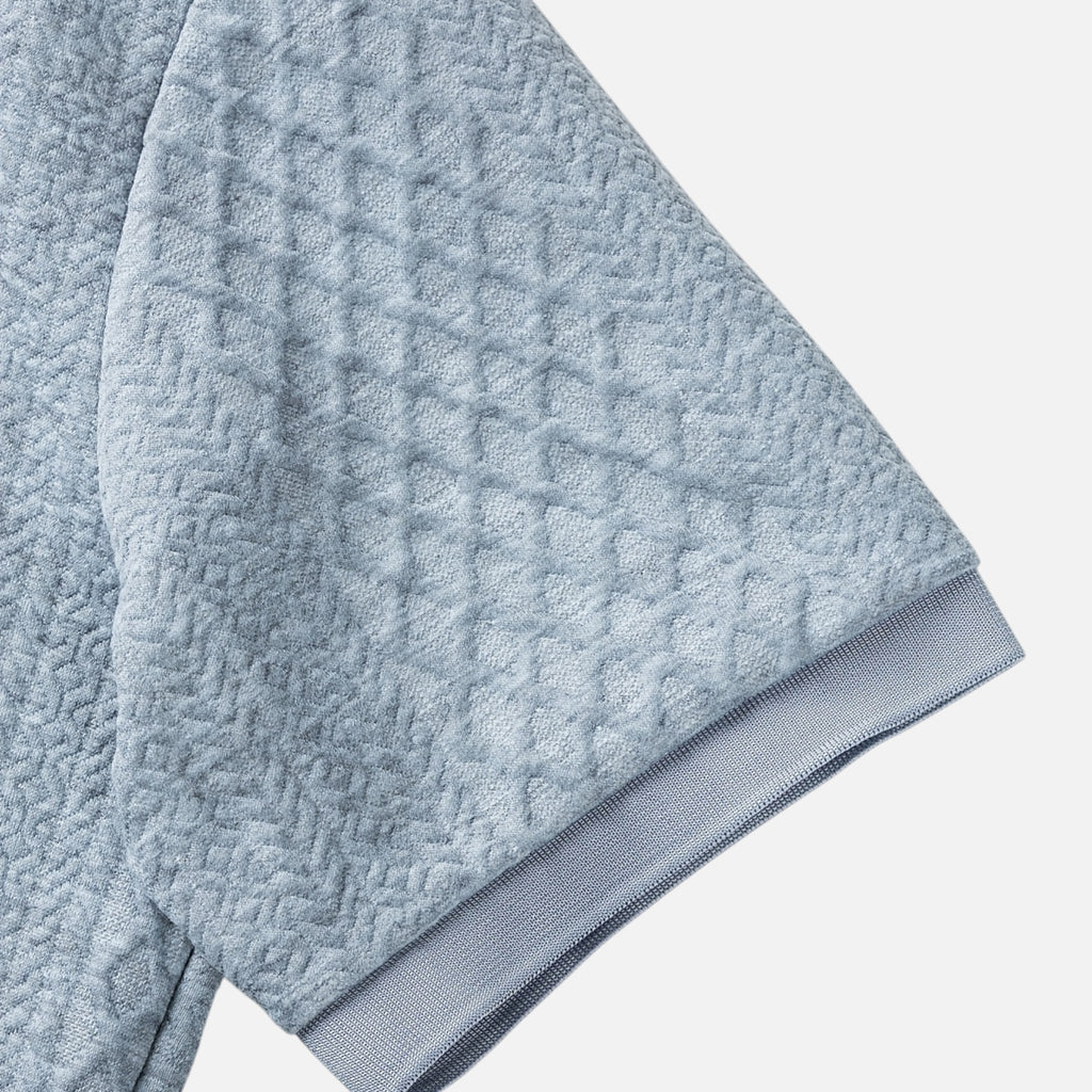 Westenbury | Westenbury | Men’s Jacquard Polo | Refined All-Season Elegance