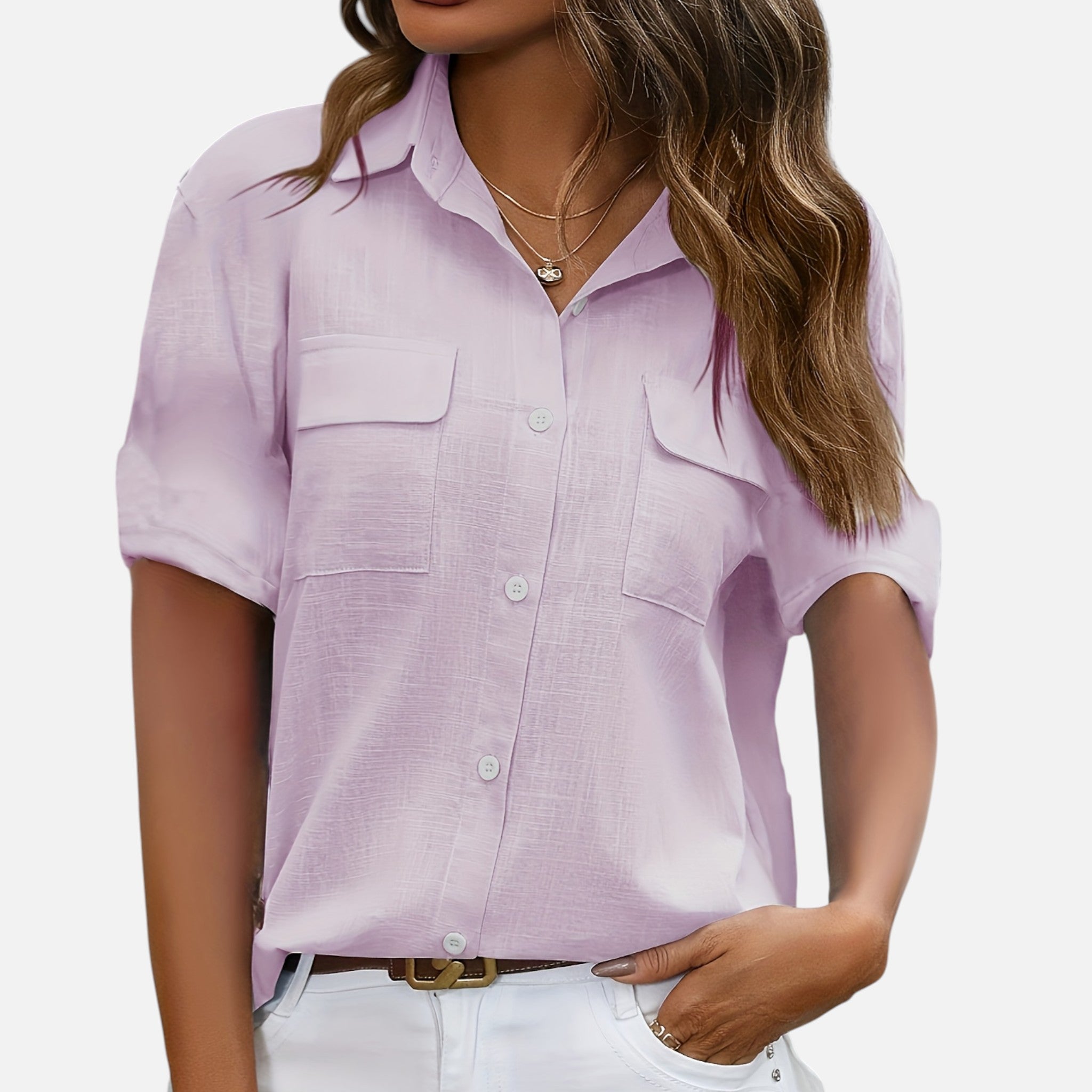 Westenbury | Women’s Short Sleeve Blouse | Timeless Elegance