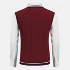 Men’s Knitted V-Neck Vest – Heritage Layers