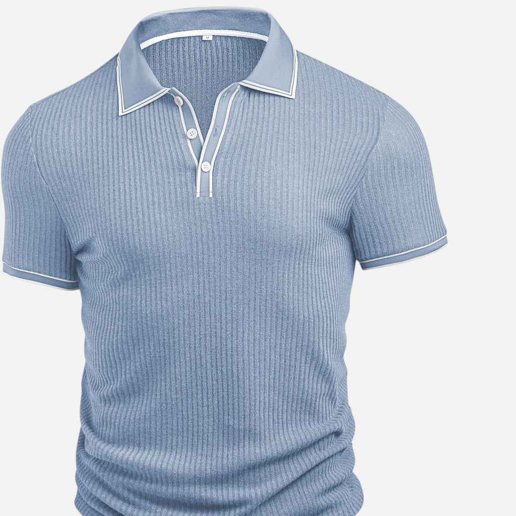 Westenbury | Men’s Contrast Polo | Effortless Casual Elegance