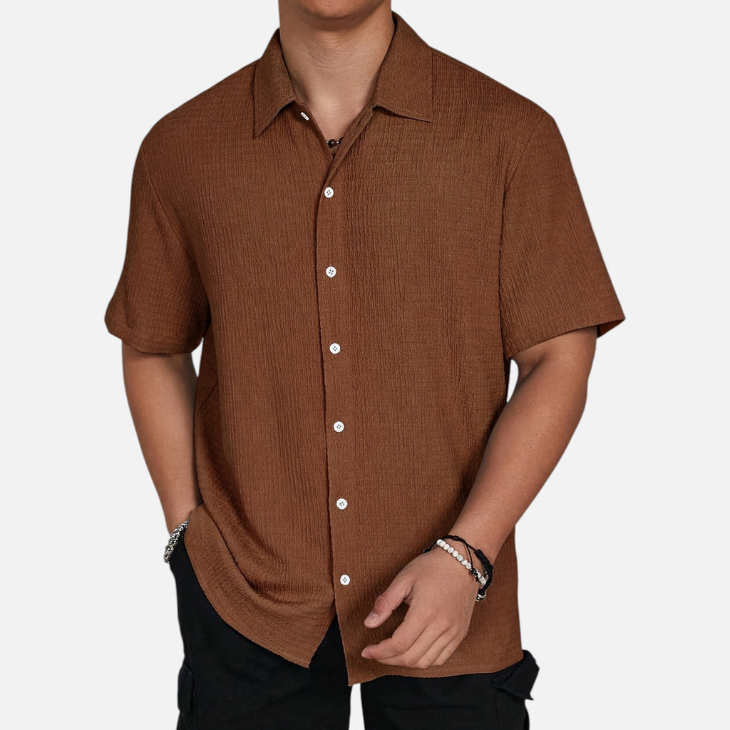 Westenbury | Men’s Casual Button-Up Shirt | Classic Black Style