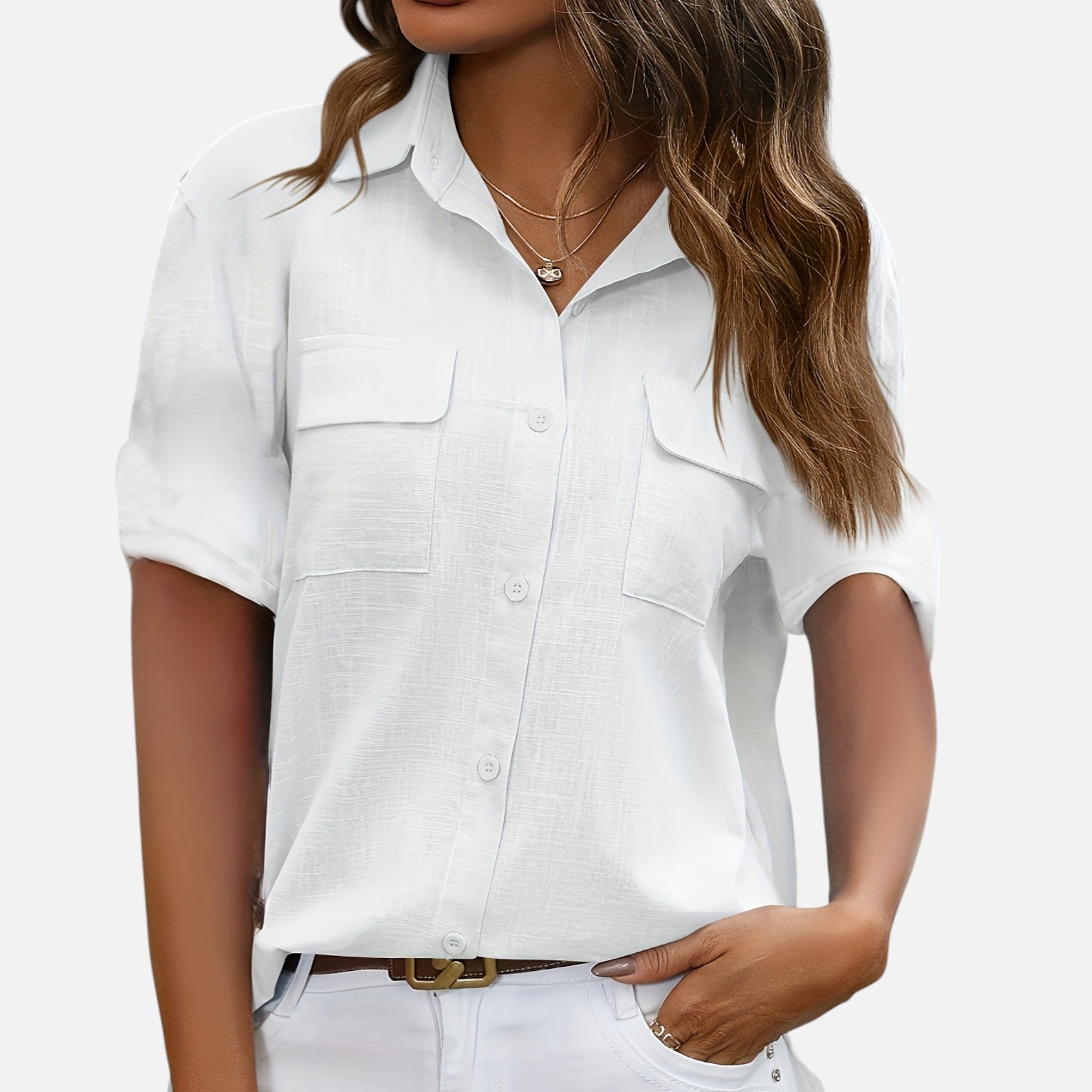 Westenbury | Women’s Short Sleeve Blouse | Timeless Elegance
