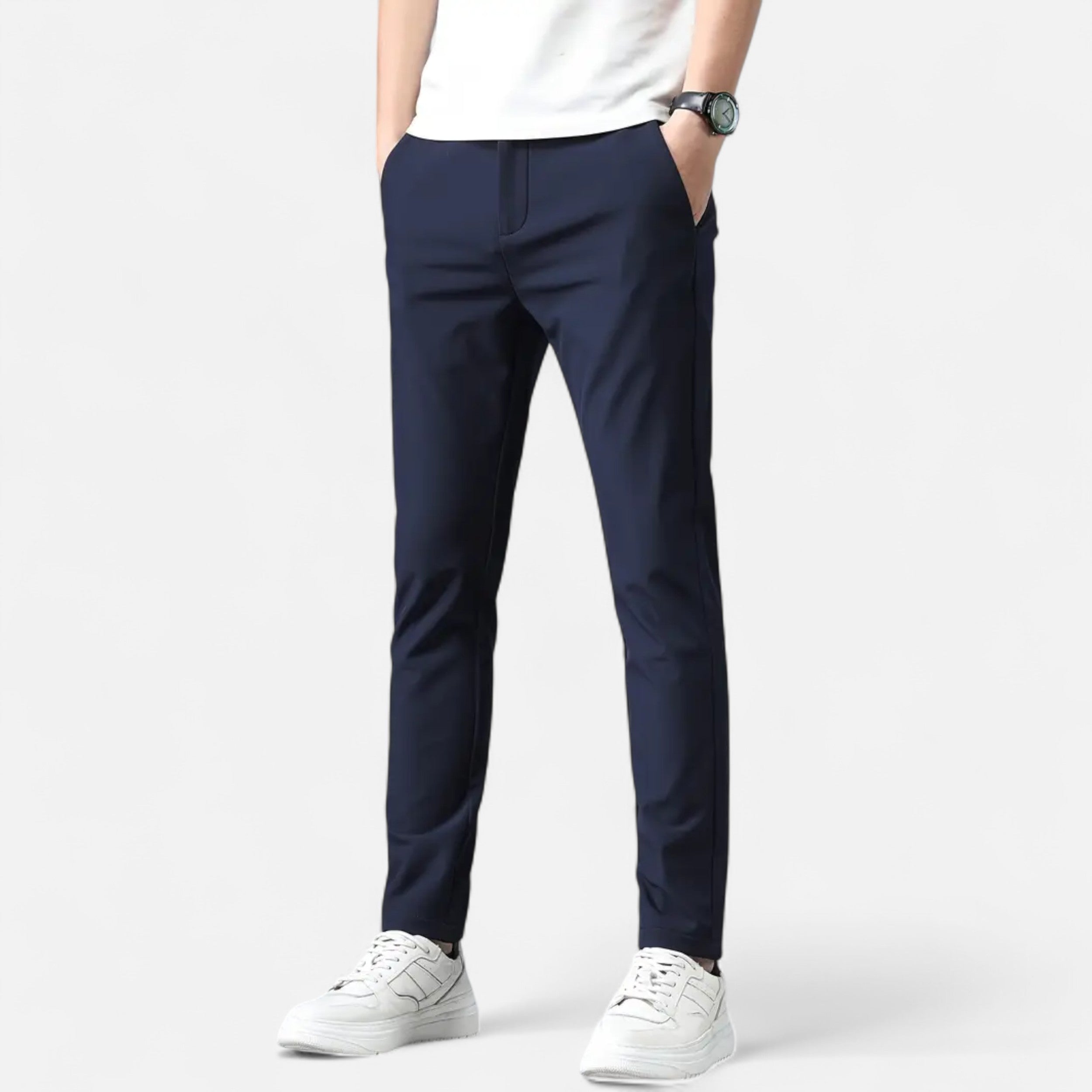 Men’s Slim-Fit Trousers – Refined Business Elegance