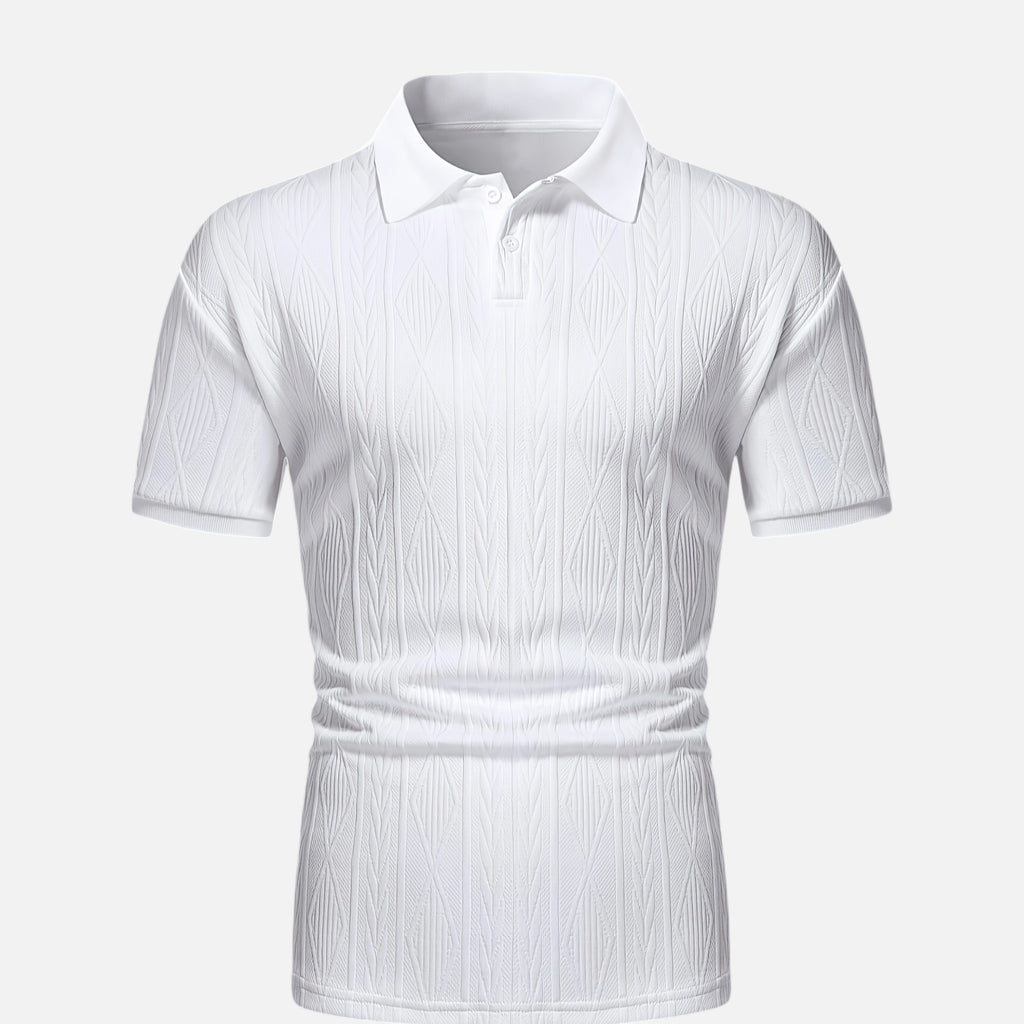 Westenbury | Men’s Jacquard Polo | Timeless Outdoor Elegance