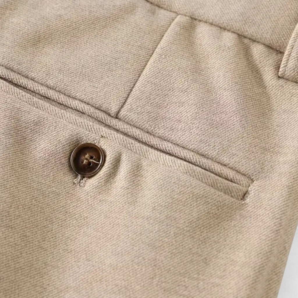 Men’s Naples Trousers – High-Waist British Style
