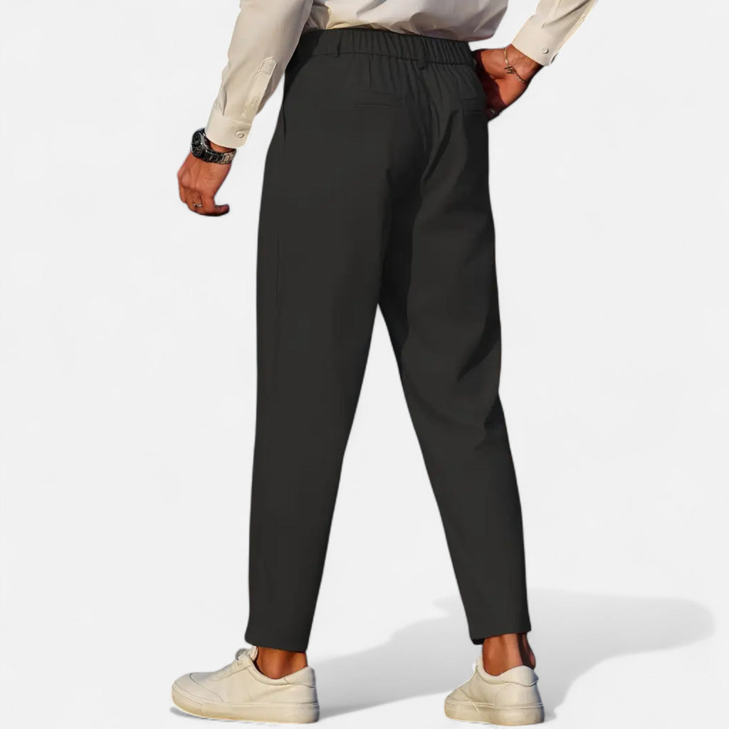 Men’s Relaxed-Fit Pants – Double-Button Classic