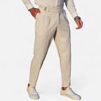 Men’s Relaxed-Fit Pants – Double-Button Classic