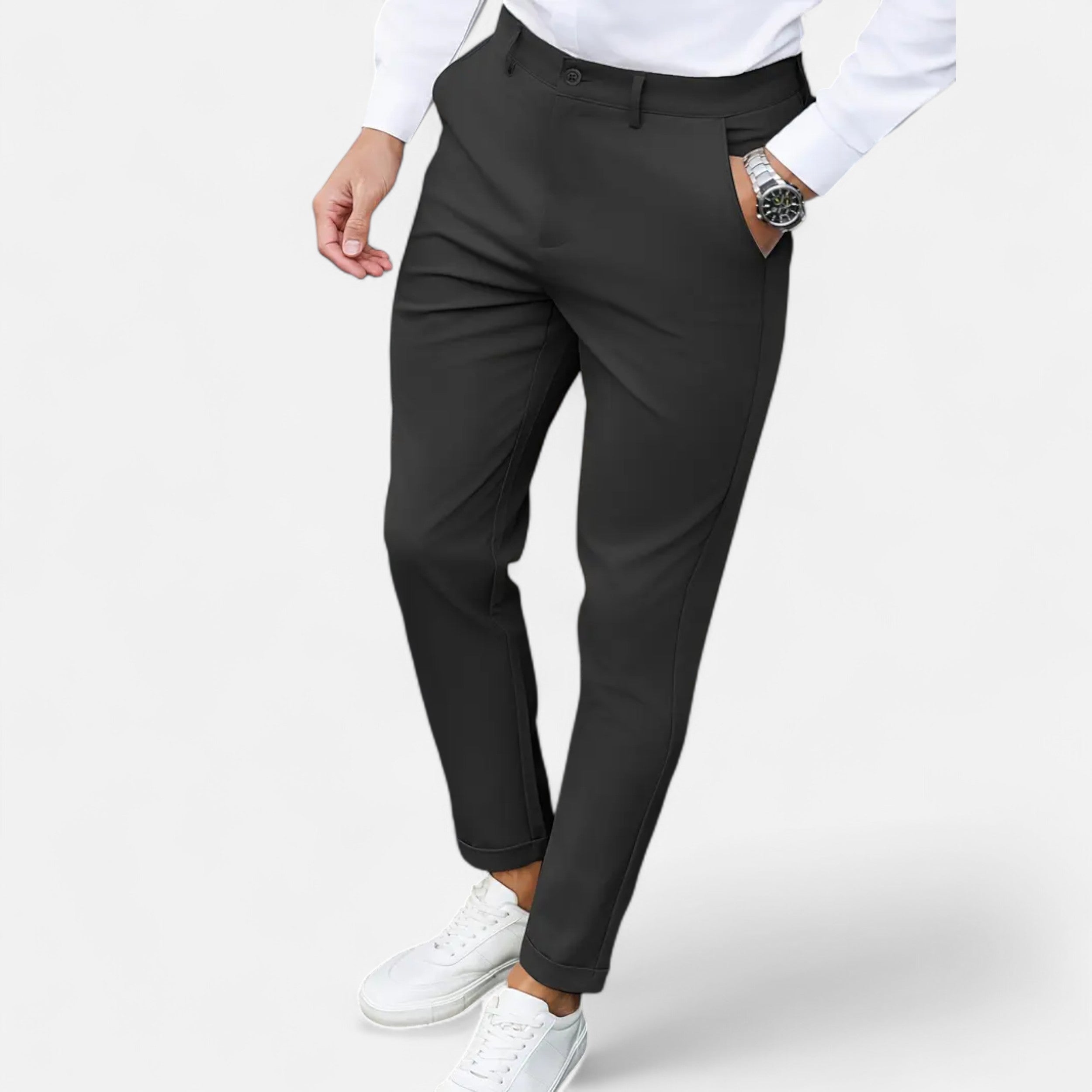 Men’s Straight-Leg Trousers – Timeless Design