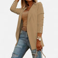 Women’s Chic Mid-Length Lapel Cardigan