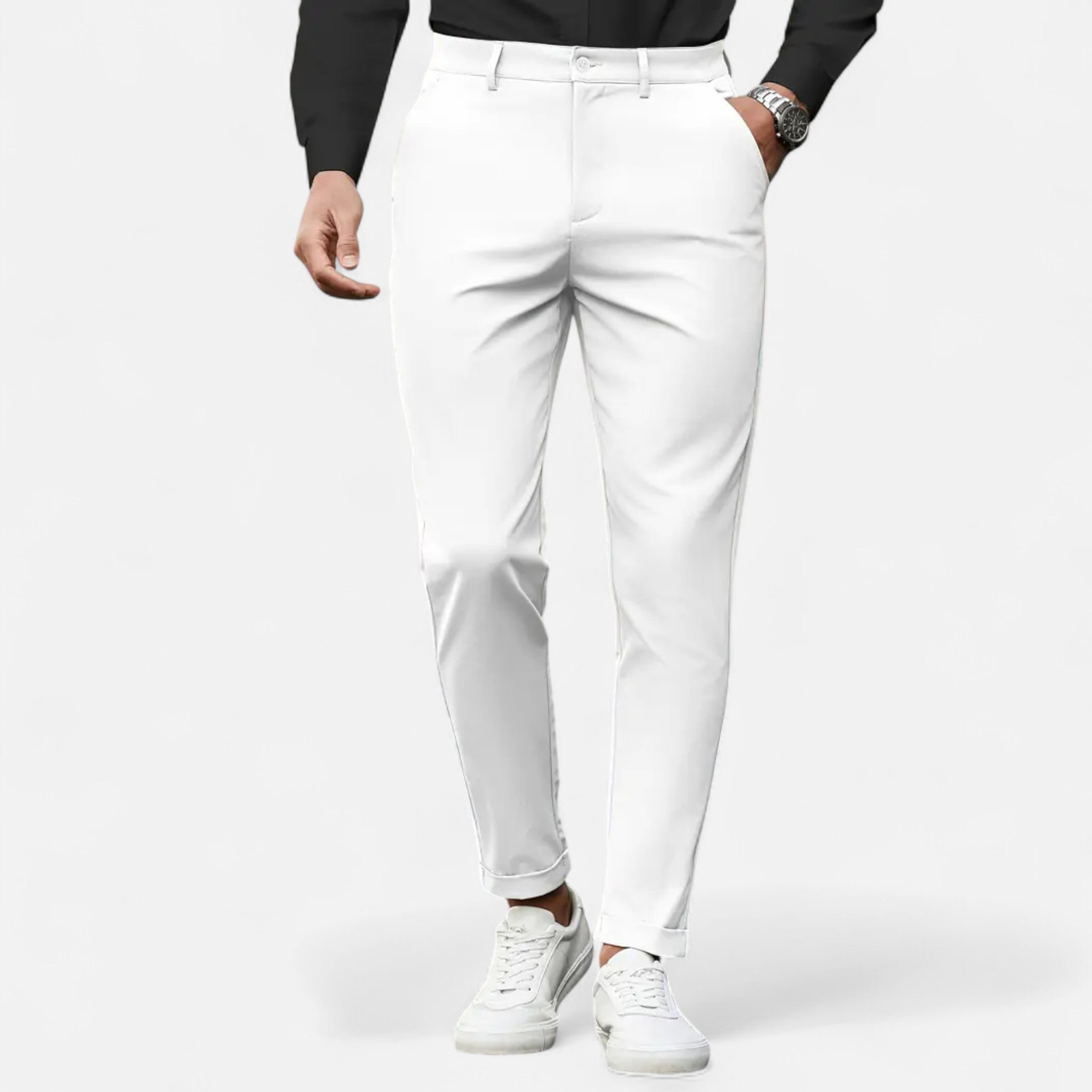 Men’s Straight-Leg Trousers – Timeless Design