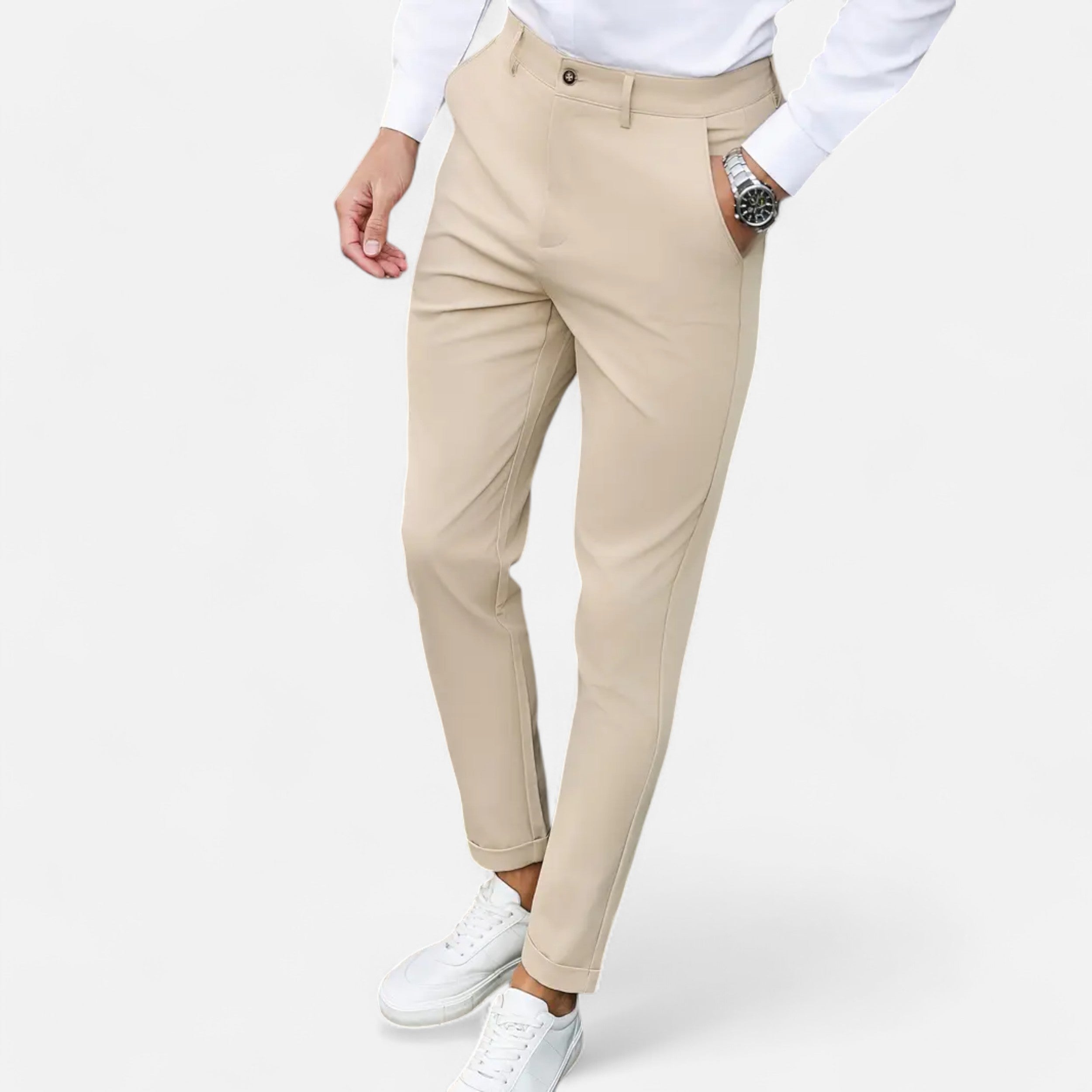 Men’s Straight-Leg Trousers – Timeless Design